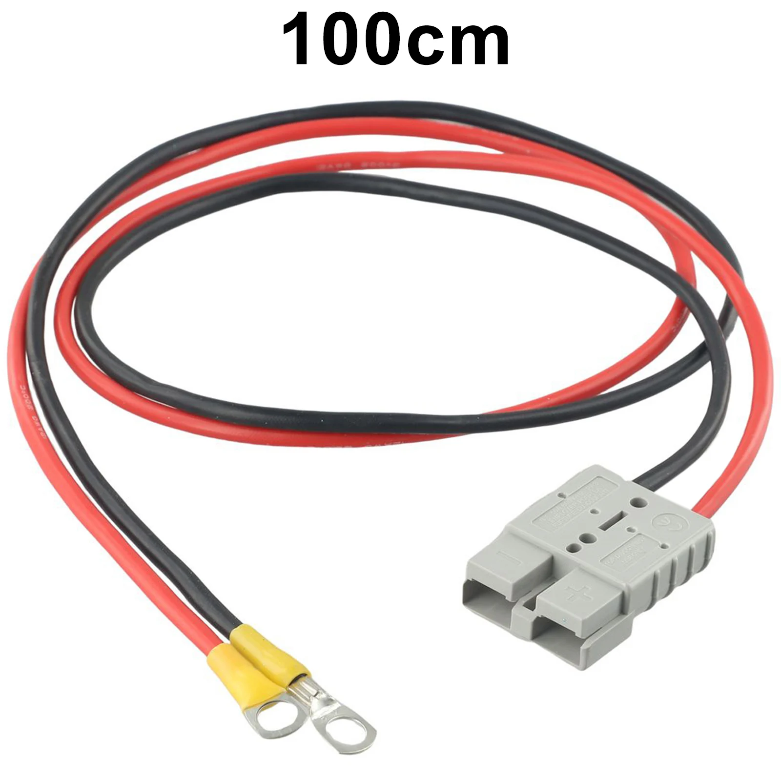 

12AWG 50A Connector For Anderson Plug Lead To Lug M8 Terminal-Battery Charging Connector Cable Electron Beam Cross Linking-Agent