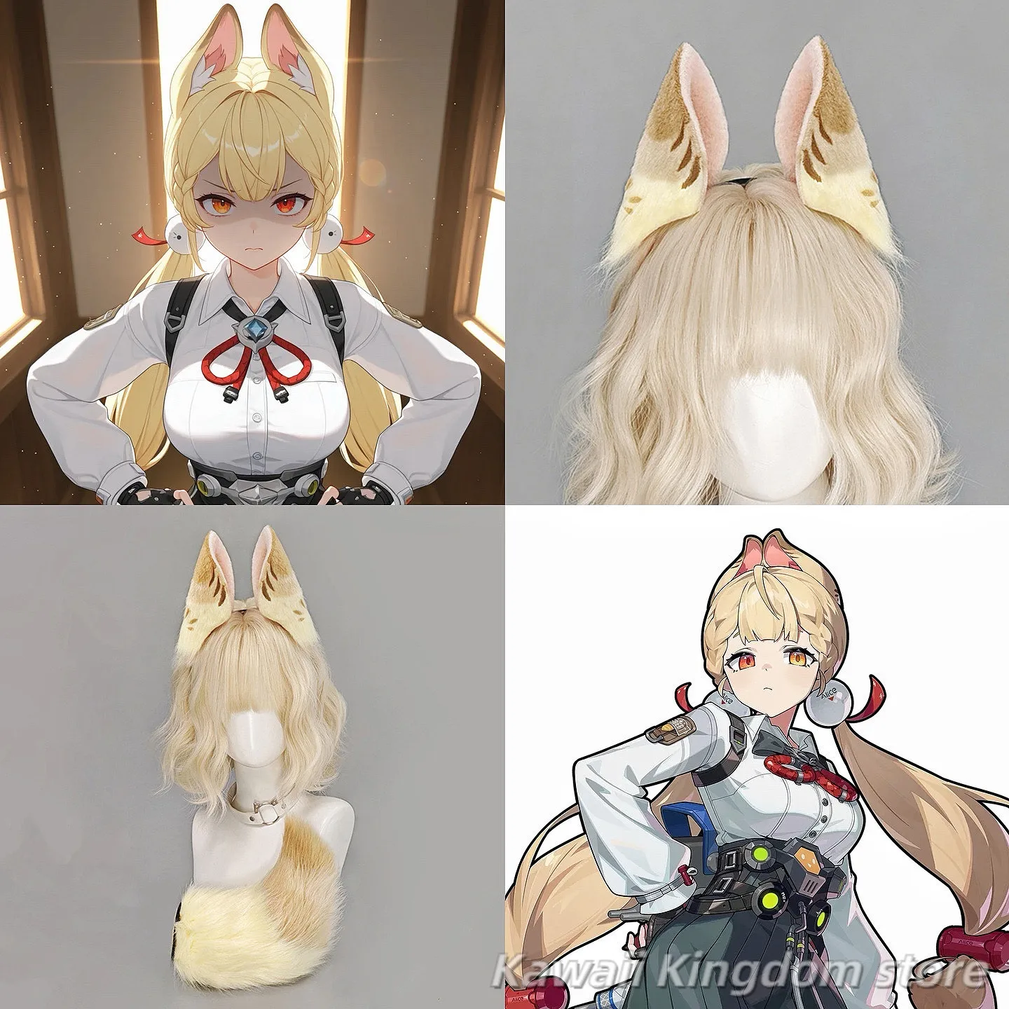 

Zenless Zone Zero Alice Thymefield аниме косплей повязка для волос уши животных зверь хвост Хэллоуин талисман студенческий аксессуар подарок для фанатов