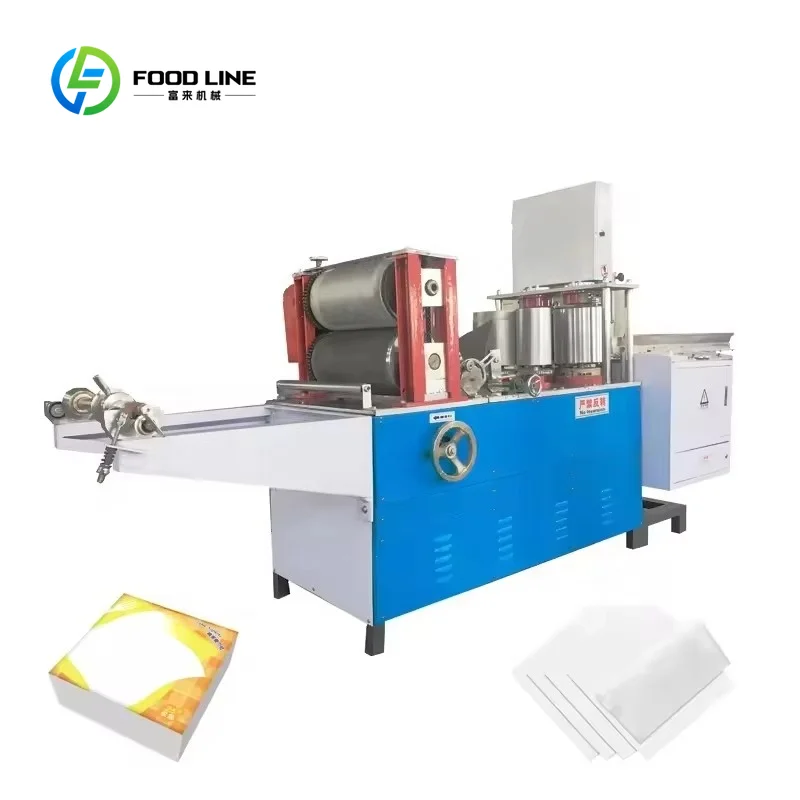 Custom made Napkin Tissue Making Machine Used and New Condition Efficient Price Napkin Paper Manufacturing Equipment