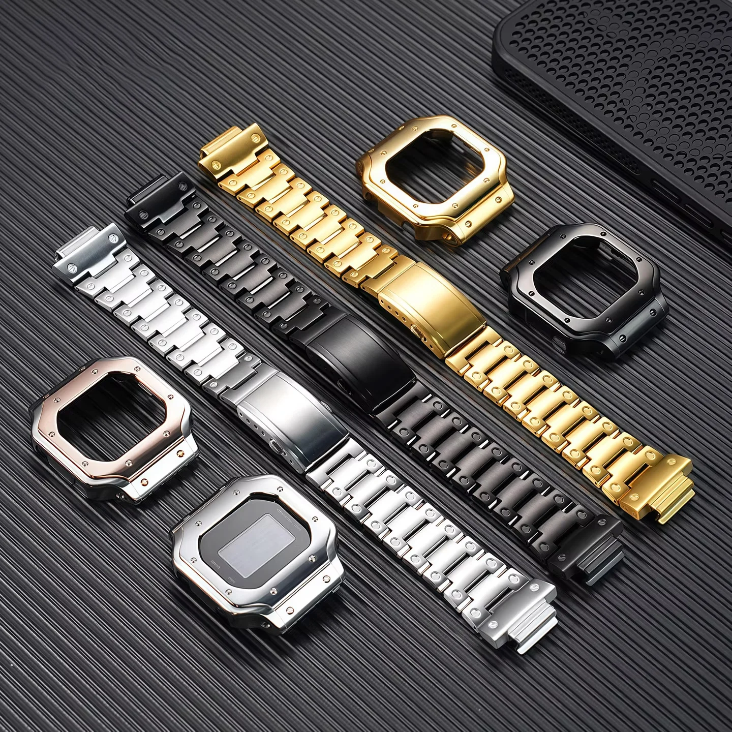

Для Casio DW5600 GW-B5600 3229, маленькая квадратная серия, модификация, металлический корпус из нержавеющей стали, ремешок для часов, резиновый ремешок, мужской браслет