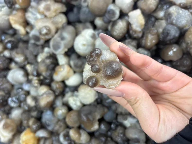Botryoidal Bubble Agate Nodules Genuine Morocco Mineral