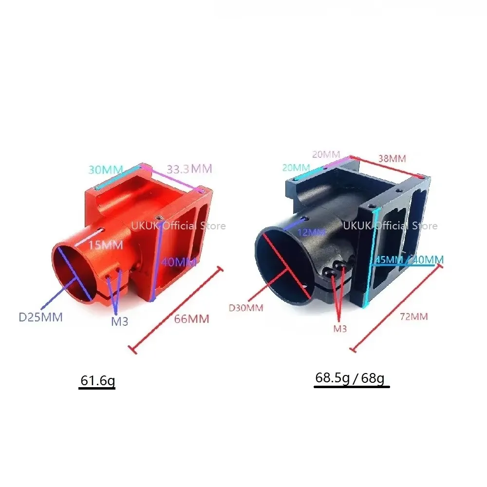 25MM/30mm Pipe Diameter Plant Protection UAV  Anti-Virtual Position Pressure Automatic Horizontal Folding/Center Plate Seat