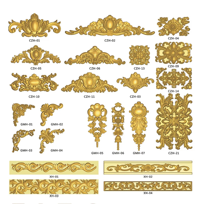Factory Direct Sales Customizable European Style EPS Foam Ceiling Relief Environmentally Friendly Durable Long-Lasting