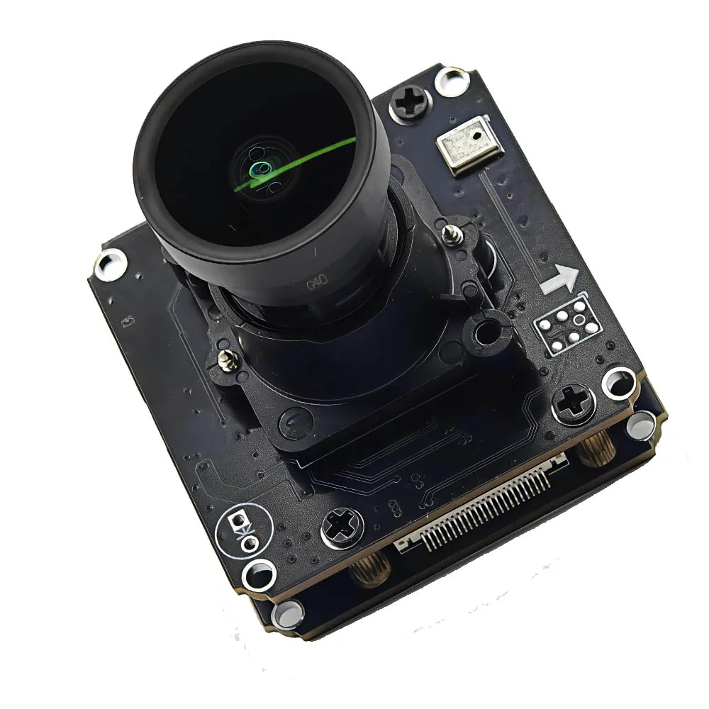 2MP HD 1/1.9-Inch IMX185 USB Camera Module FF 130 Degree Lens 60FPS 1080P UVC-compliant, Plug and Play Webcam for Computer