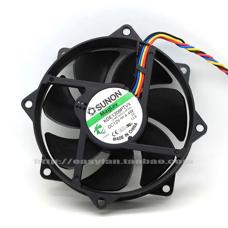 

НОВЫЙ SUNON KDE1209PTVX 9225 8 см 4PIN PWM контроль температуры PWM ATX охлаждающий вентилятор