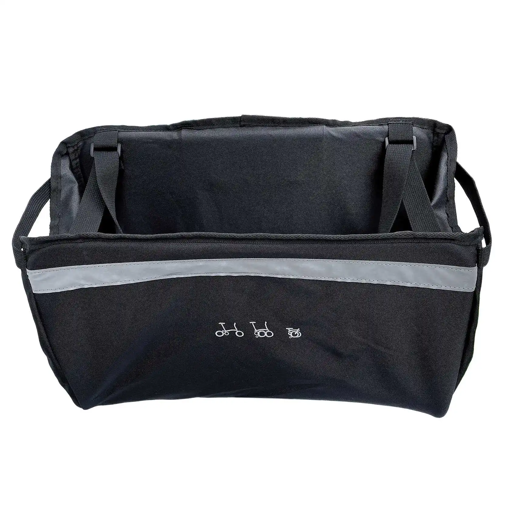 

AD08-For Brompton/Birdy Folding Bike Front Bag Basket Bag Bicycle Head Vegetable Basket Bicycle Accessories