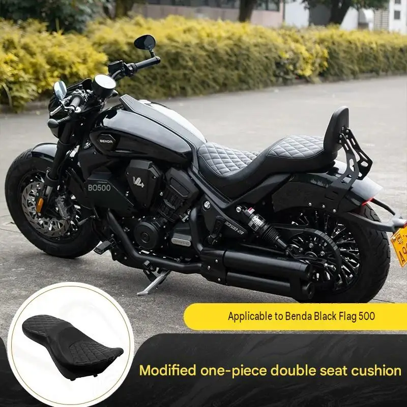 For Benda DARK FLAG 500 Cushion Thick Sponge Shock-Absorbing Seat for Extended Sitting Waterproof Sunproof Leather Surface