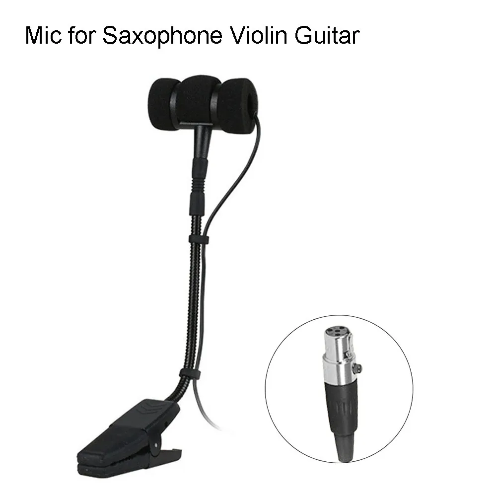 1 Set 3 Pin 4 Pin Wired Saxophone Microphone Holder Professional Mic Mount Stand Microphone Mini Shock Mount Holder Accessories