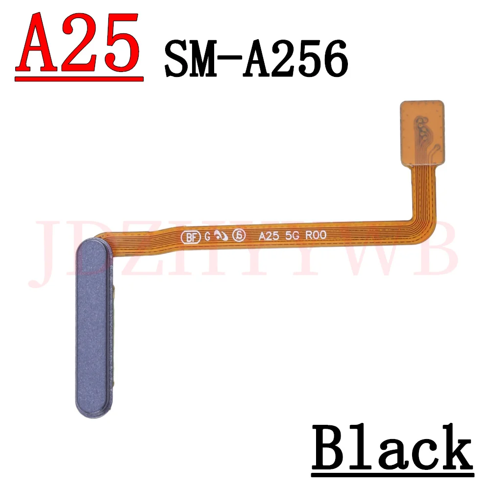 Tested Pass Keypad Touch ID Connect Home Button Fingerprint Sensor Flex Cable For Samsung Galaxy A25 A256B A256E A256