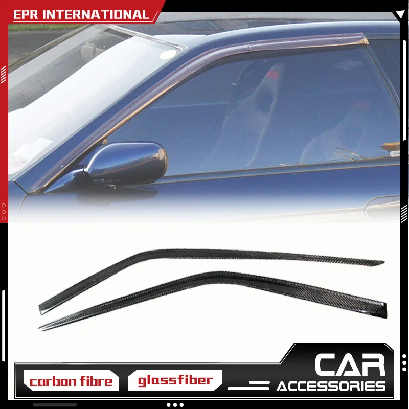 EPR For Nissan R32 Skyline GTS GTR OE Style Carbon Fiber Glossy Finished Wind Deflector Exterior body kits