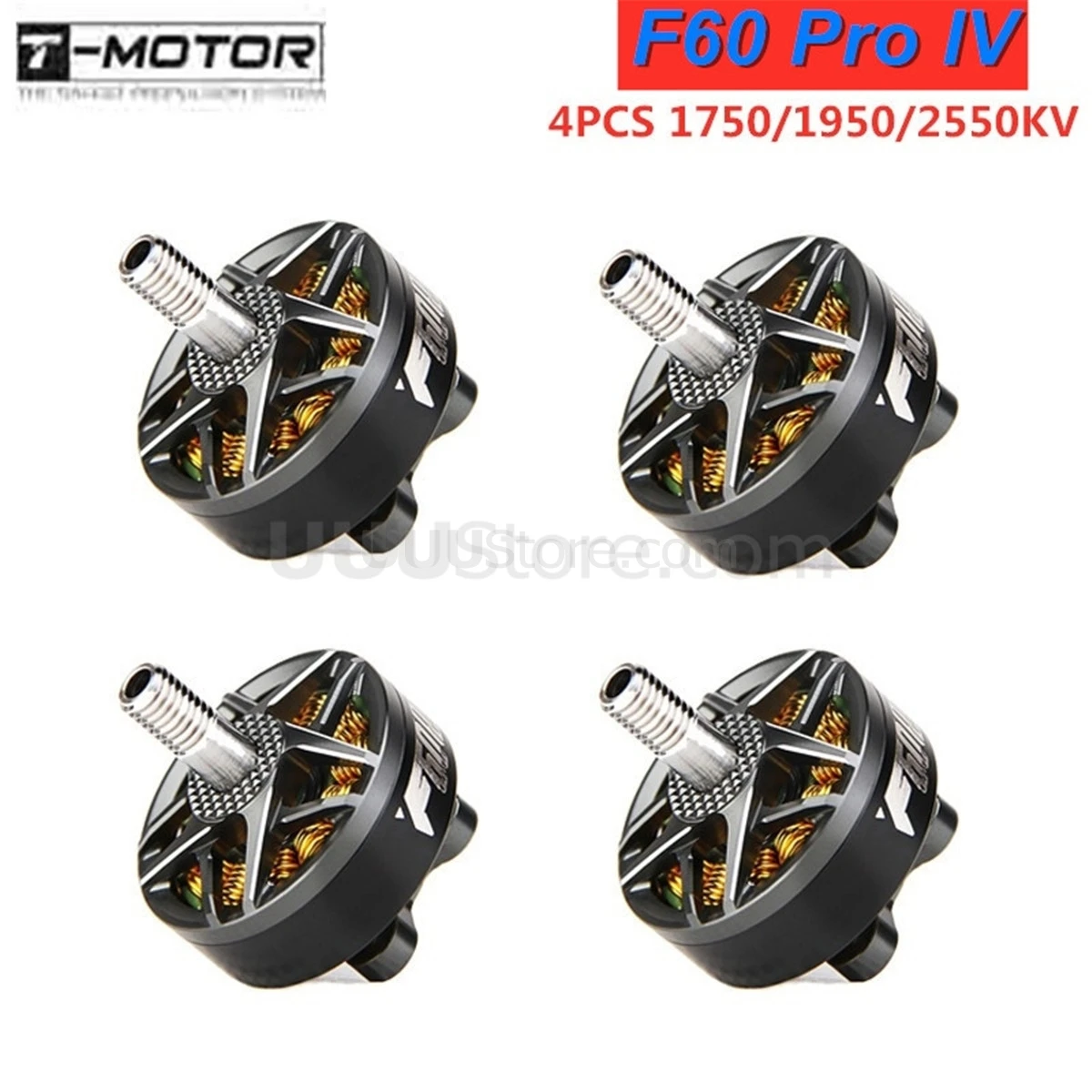 4PCS T-Motor F60 Pro IV 2207 1750KV 1950KV 2550KV 5-6S Brushless Motor for RC FPV Racing Drone Quadcopter Multirotor Accs