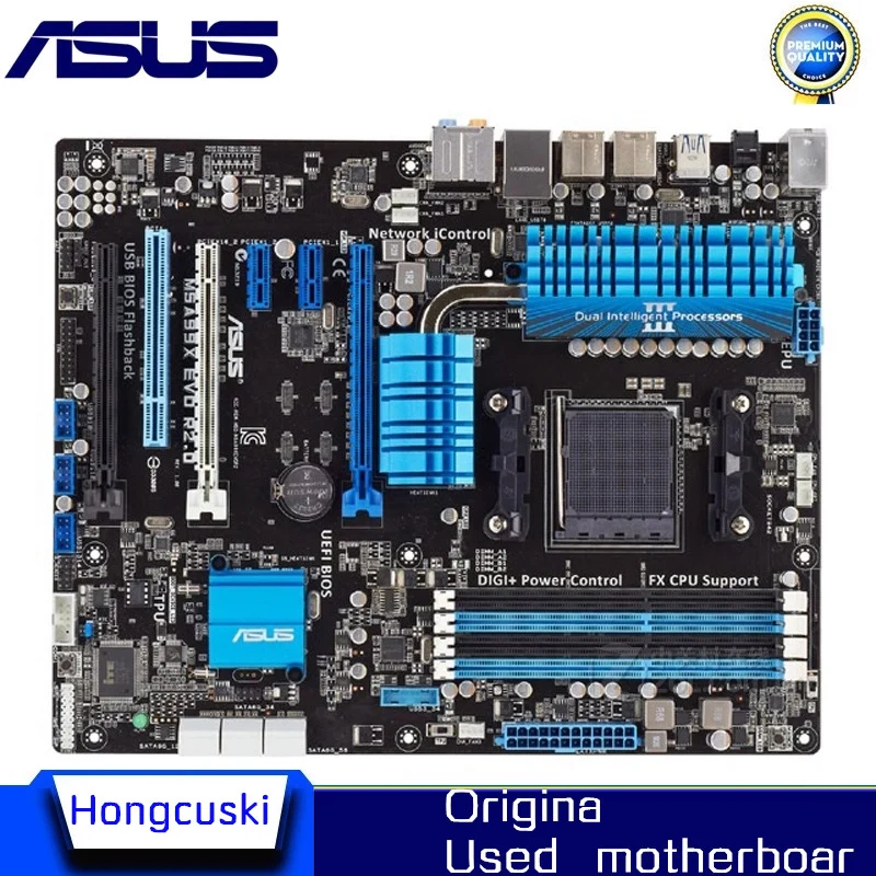 Для Asus M5A99X EVO R2.0 настольная материнская плата 990X разъем AM3 AM3 + DDR3 оригинальная использованная материнская плата