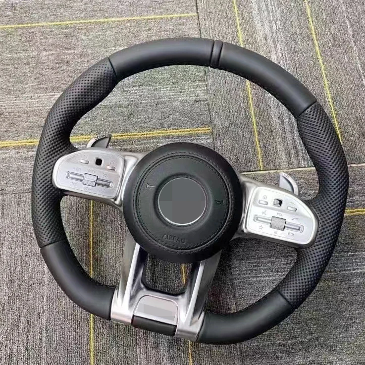 

auto car parts upgrade old car PU leather Steering Wheel For M rcedes-Benz w211 w205 w204 w177 w213 w212 w176 c190 c300 c180