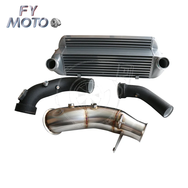 Intercooler+downpipe+chargepipe For BMW 335i 435i M235i F20 F30 F32 F22 N55 N20 2012-2018