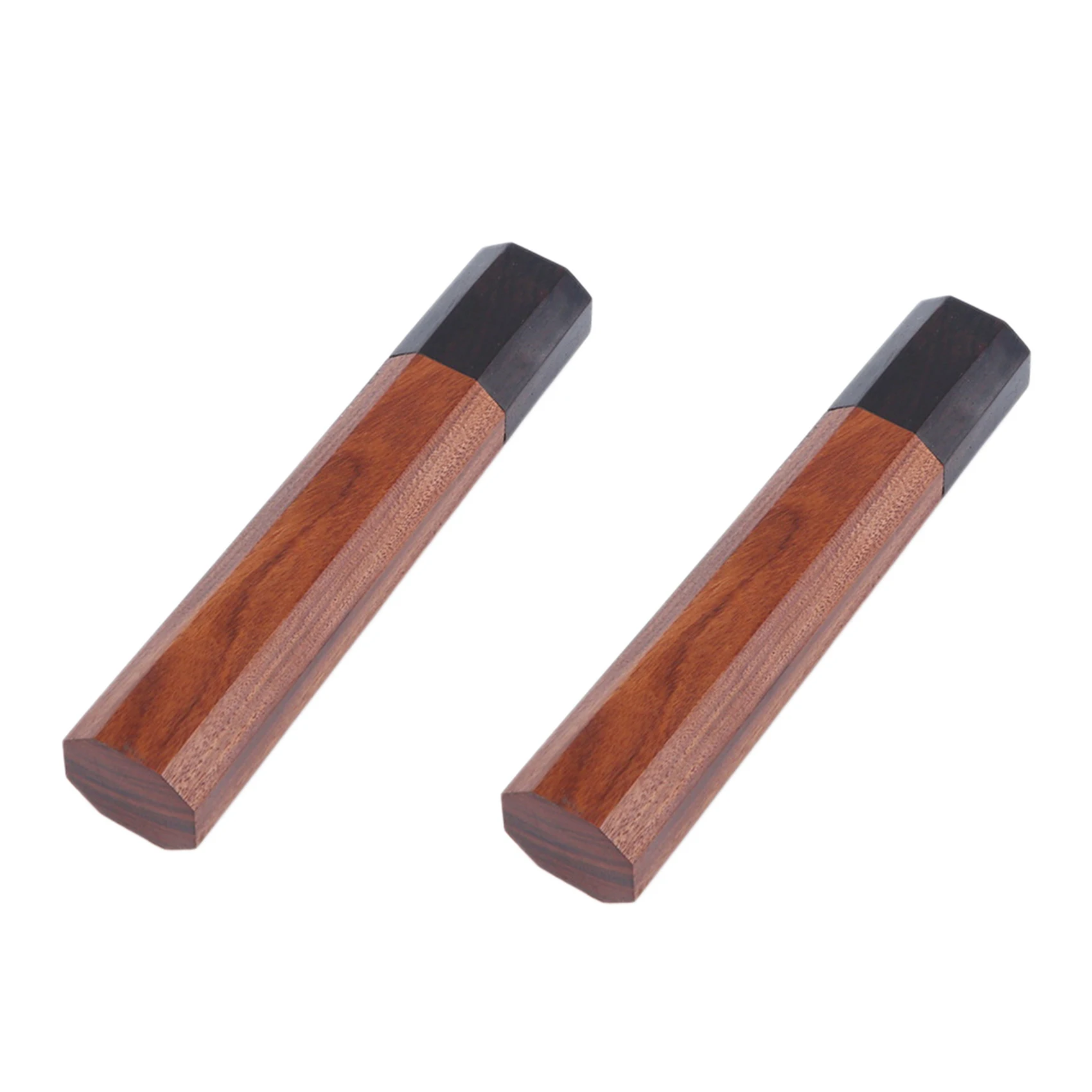 AT05-2X Japanese Chef Knife Handle DIY Kitchen Knives ECO Friendly Wooden Knife Making Details Accessories Octagonal Handle