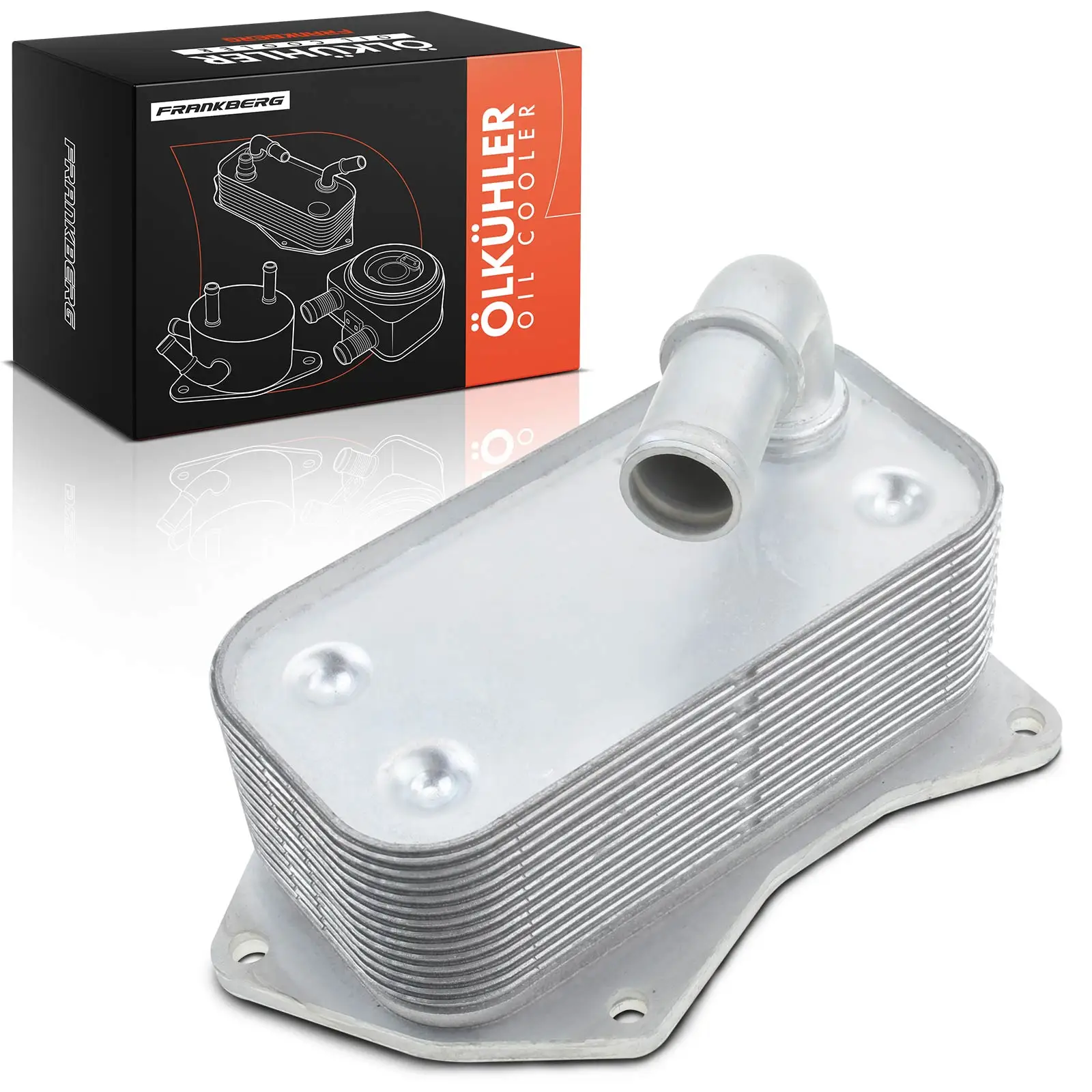 Frankberg 1x Oliekoeler motorolie voor Chevrolet Trax Opel Astra H J Corsa D Meriva Mokka Zafira B 897385813 90804 5989070291
