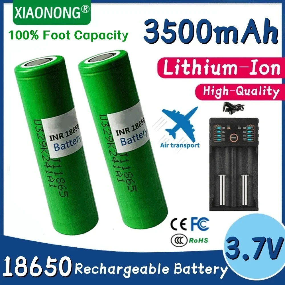 

100% Foot Capacity 18650 3.7V Lithium-ion Rechargeable Battery for LG 18650, MJ1, 3.7V 3500mAh, Flash Tool With charger