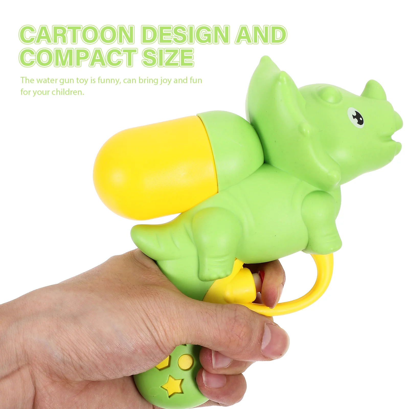 4 stuks Cartoon Waterpistool voor Kinderen Lichtgewicht Draagbaar Schieten Zomer Buiten Strand Zwembad Feest Plezier Duurzaam Plastic Waterpret