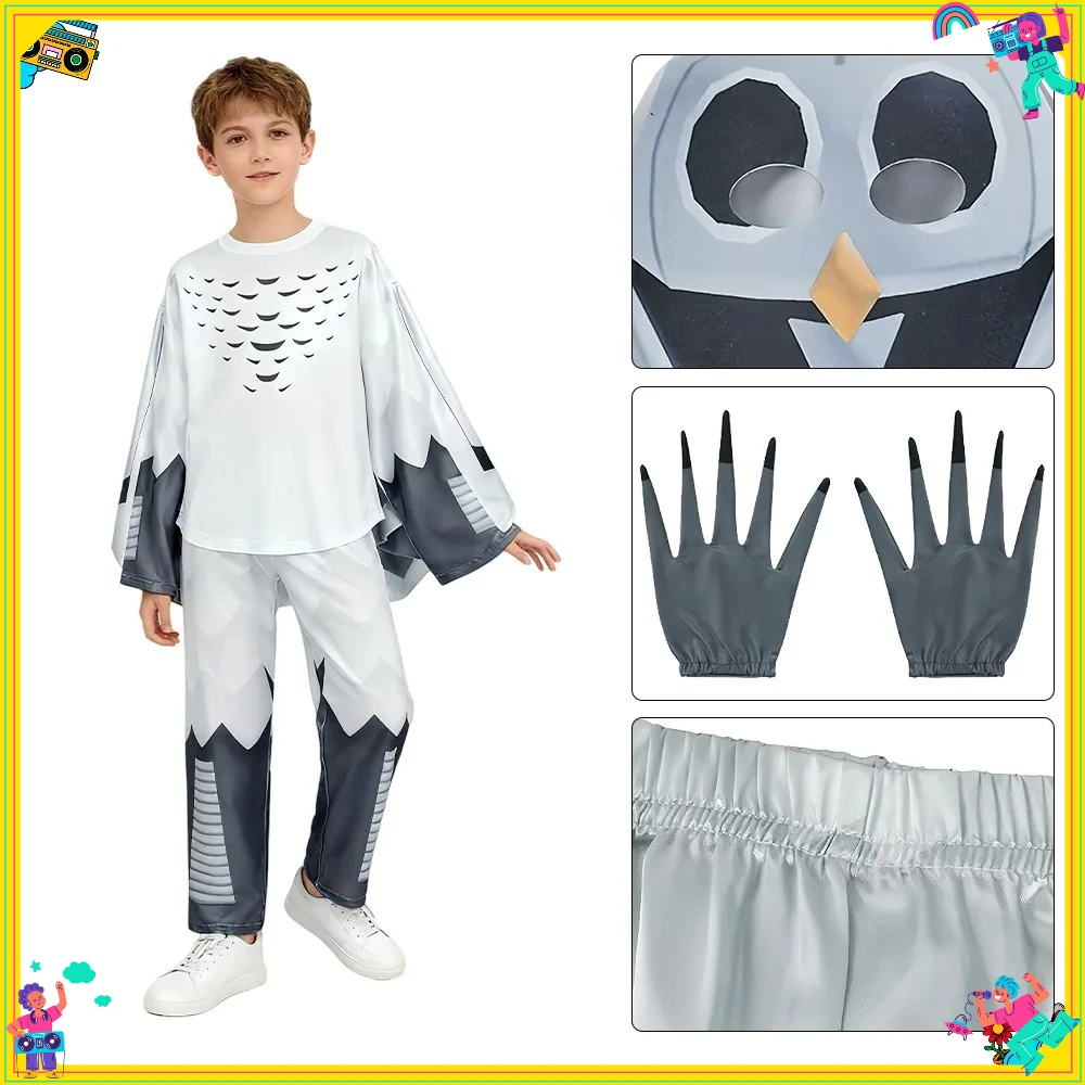 

Детский карнавальный костюм на Хэллоуин 99, ночной лес, олень, монстр, сова, дышащий безопасный материал для праздничного наряда, унисекс для мальчиков и девочек