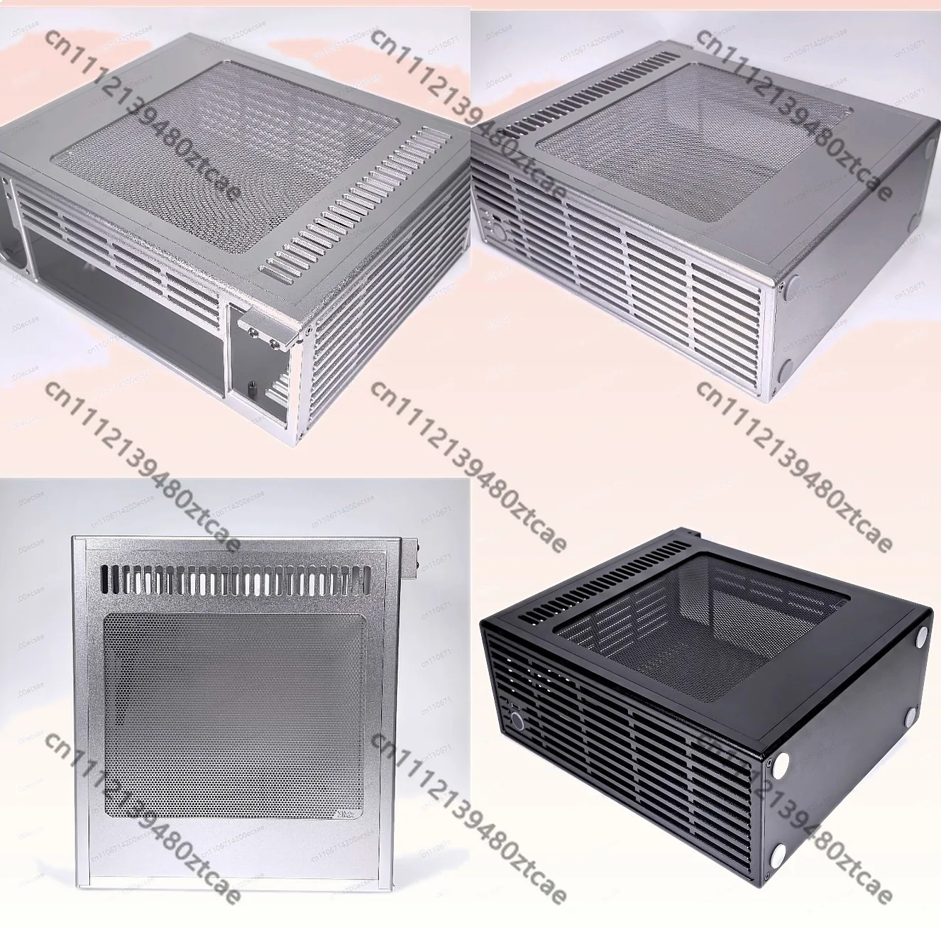 ZS-D2 ITX Semi-High Knife Card Computer Chassis V4 4.9L All Aluminum Mini PC Case