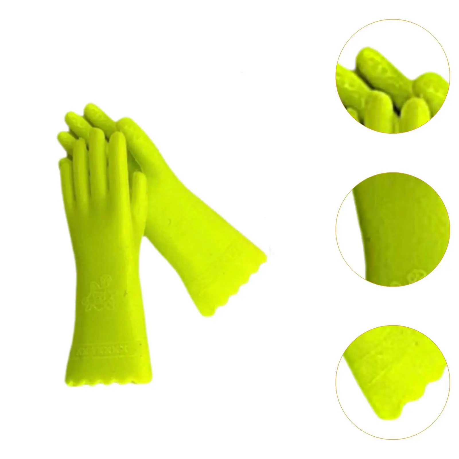 Luvas para casa de boneca em escala 1/12, móveis para casa de bonecas, mini fornecimento de casa, luvas minúsculas, modelo diy em miniatura para casa de bonecas