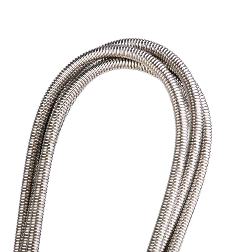 

Double Ended Flexible Aquarium Water 61 Inch Stainless Steel Plastic Sky Blue Silver 0.5-1 Inch Brush Diameter Fish Tank Tool