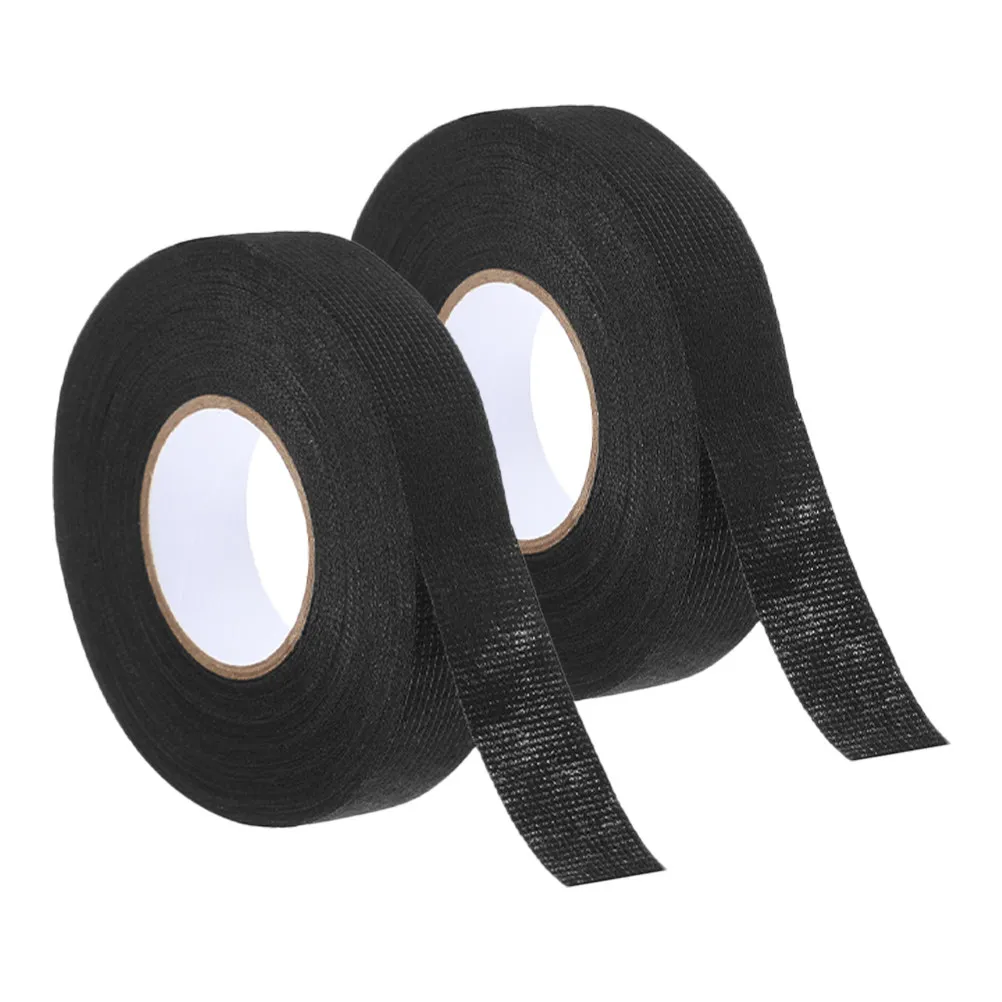 2 Rotoli di Nastro Adesivo in Tessuto per Cablaggio Auto, Resistente alle Alte Temperature e Insonorizzante