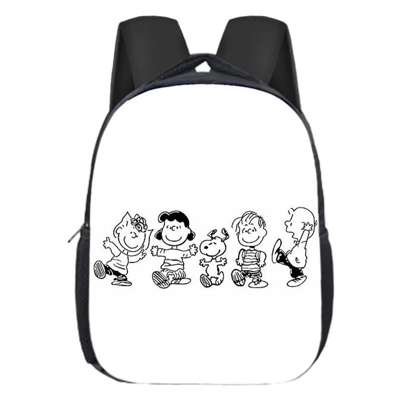 Mochila de Snoopy para niños, mochila escolar con variedad de patrones de dibujos animados, creativa, de gran capacidad, para estudiantes, novedad