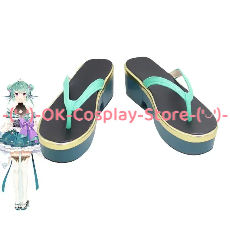 

Finana Ryugu Cosplay Shoes Vtuber Cosplay Props Halloween Carnival Boots PU Shoes Custom Made