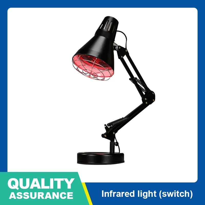 

Factory Price 150W Desk Black Physiotherapy LED Massage Lamps Adjustable Angle Heating Infrared Therapy Lamp