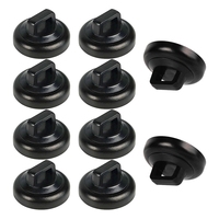 Magnetic Cable Zip Tie Mounts Clips 10 Piece Multipurpose Zip Ties Mount Base Holder Black Wire Cable Holder Mount