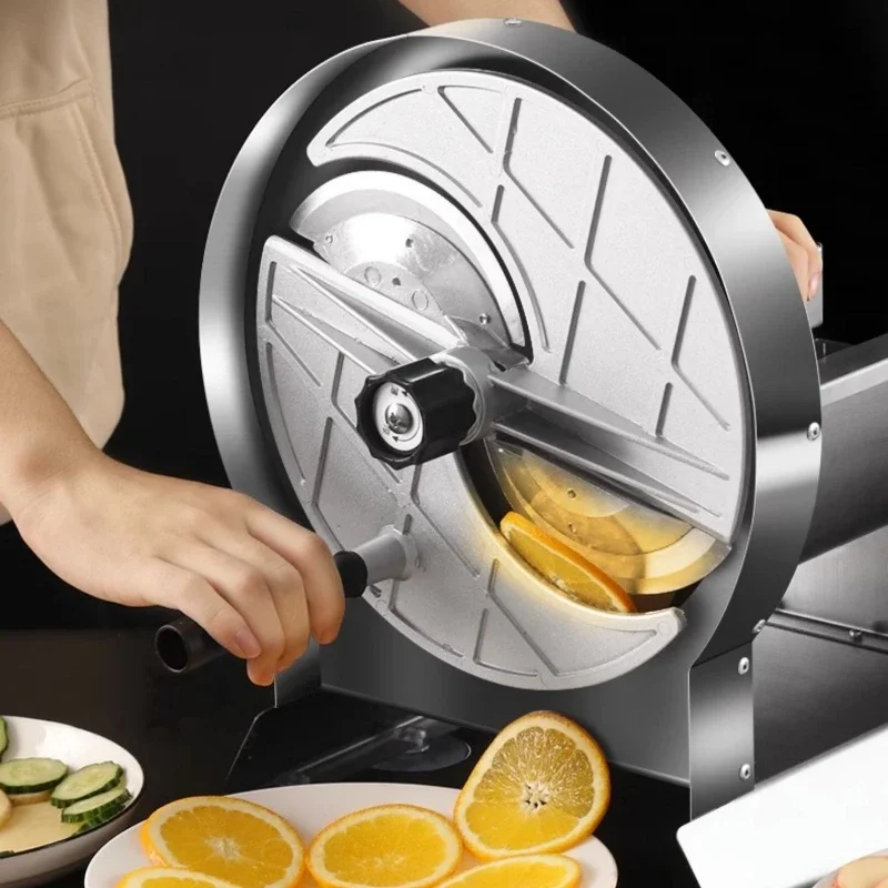 Electric Fruit Slicer Lemon Potato Vegetable Melon Lotus Root Radish Stainless Steel Commercial Kitchen Milk Tea Shop Artifact