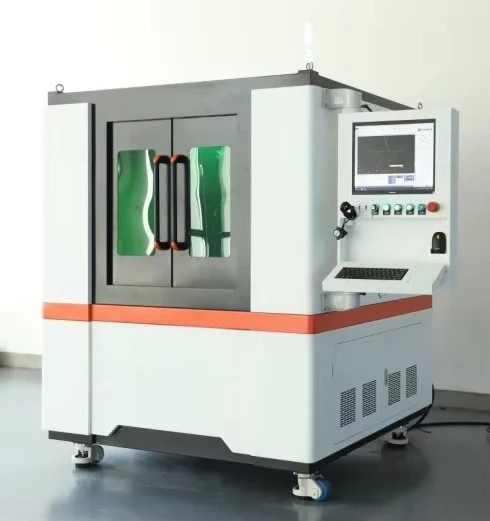 Air cooled non-metallic material cutting machine for glass industry