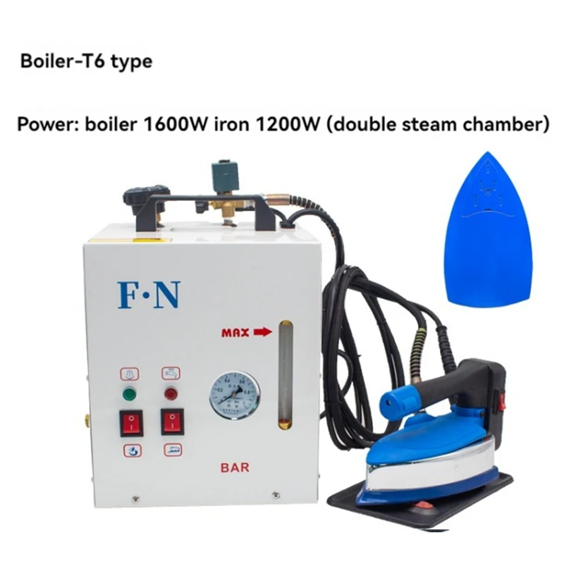 Flask Type Steam Iron High Power Twice Pressurized Small Full Steam Boiler Dry Cleaning Curtain Clothing Store