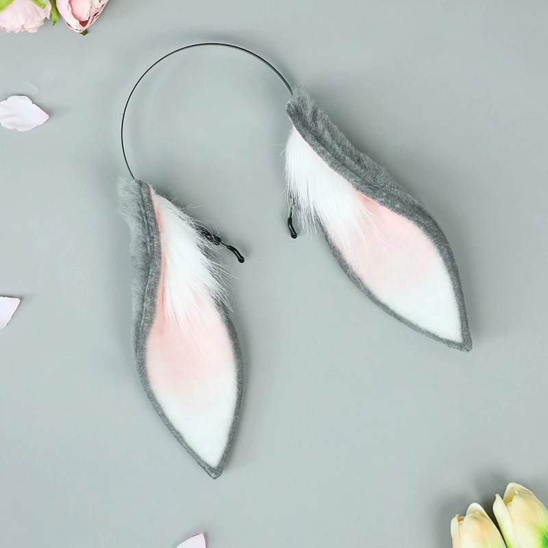 

Hare-Ear Headband Sweet Girls Accessories Cosplay Ears Fursuit Masquerade Halloween Cosplay Party halloween accessories