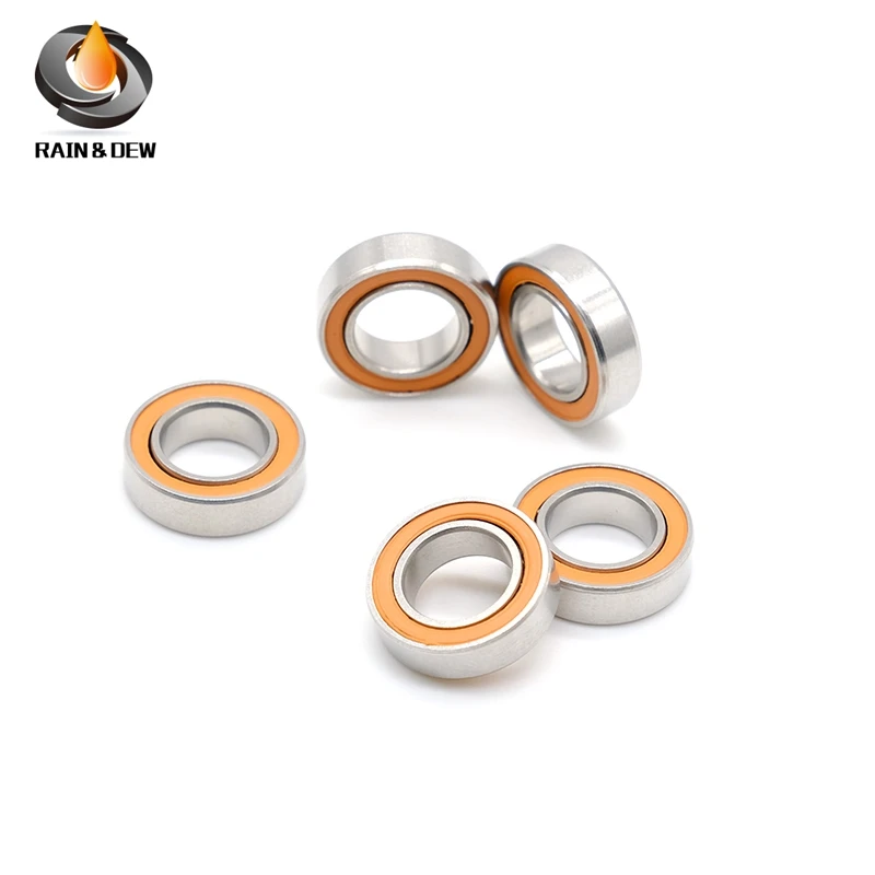 1Pcs  SMR148 2RS CB  8X14X4 mm  ABEC7 8x14x4 mm Stainless steel hybrid ceramic ball bearing Without Grease Fast Turning