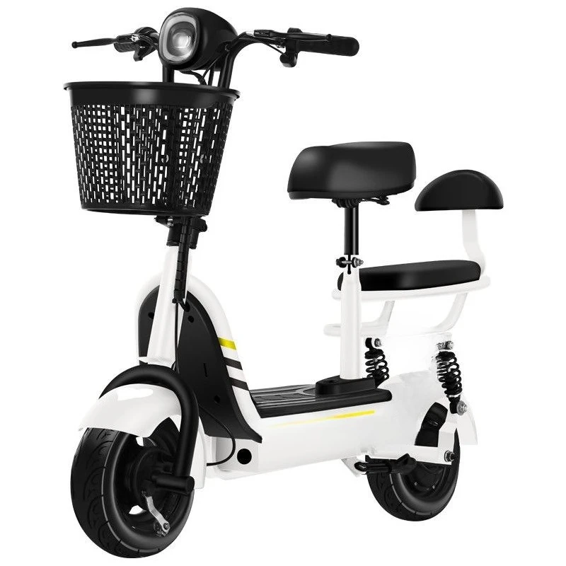 Electric folding scooter adult foldable two-wheeled parent-child small battery car travel mini electric car