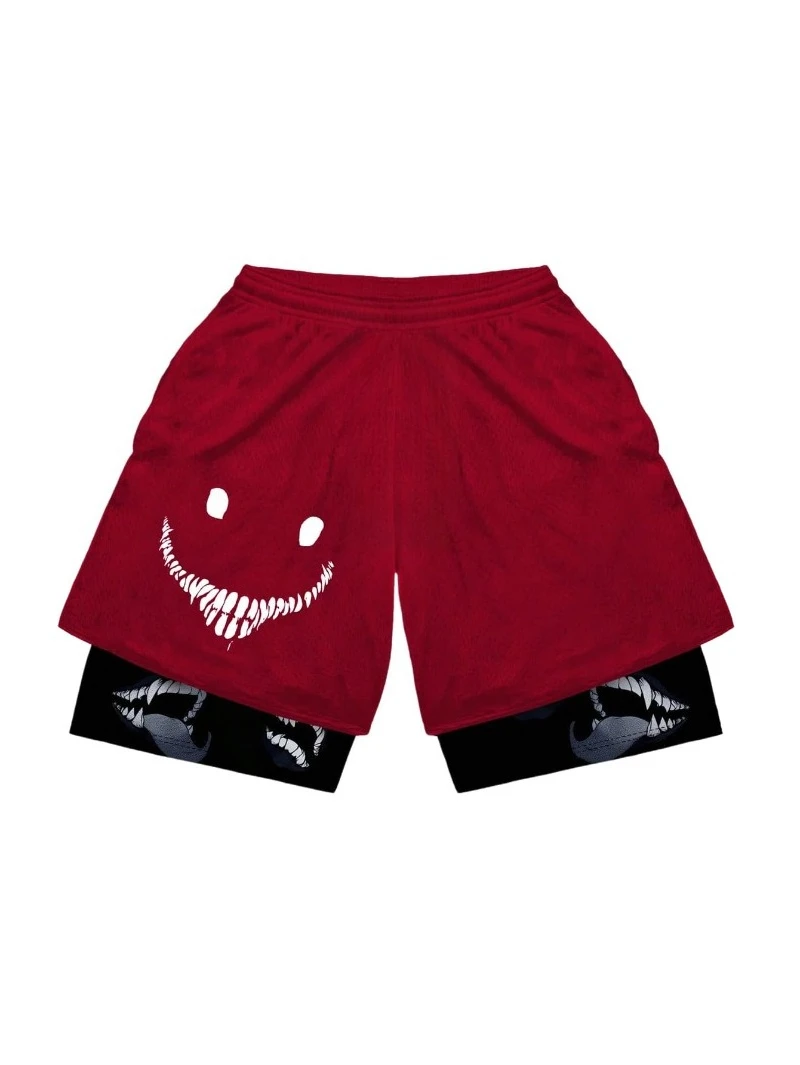 

Быстросохнущие летние спортивные шорты, мужские и женские быстросохнущие тонкие брюки из ледяного шелка для йоги, фитнеса и тренировок, трехточечные брюки с крестом