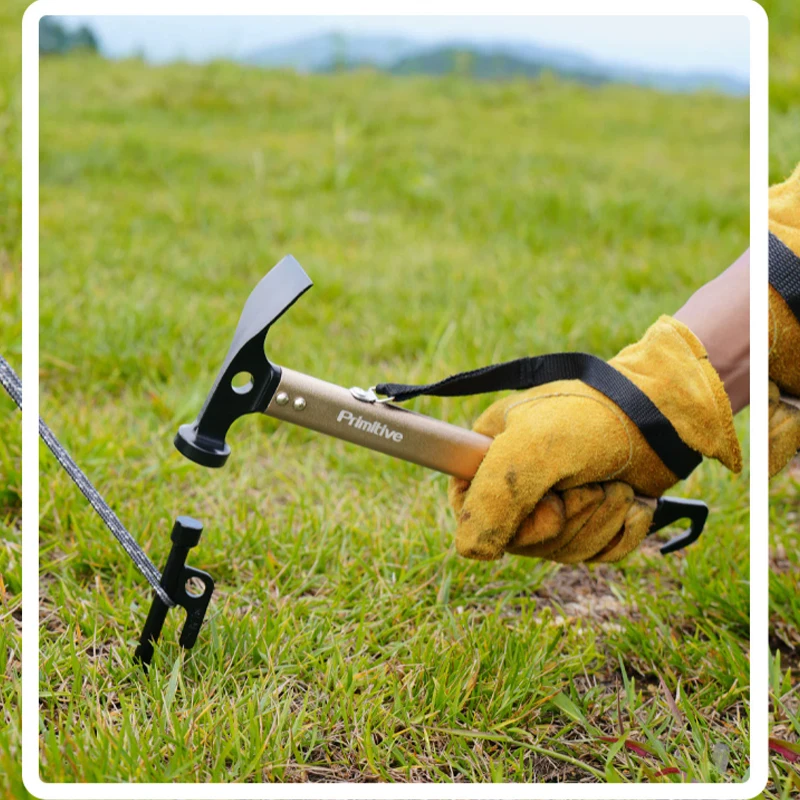 Outdoor Multifunctional Tools Camping Tents Nail Hammers Engineers Outdoor Survival Equipment Cast Iron Hammers