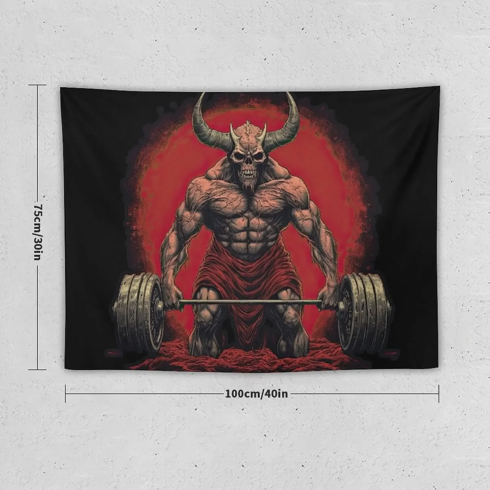 Demon Deadlift Tapestry Home Decorating Bed Room Decoration Wall Hanging Room Decor Tapestry