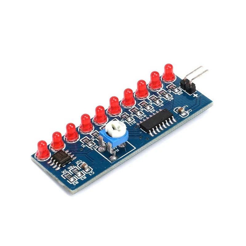 NE555+CD4017 Zestaw elektronicznego zestawu produkcyjnego LED przepływu światła LED do samodzielnego montażu