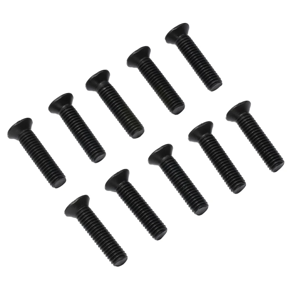 10 шт. крепежный винт M5/M6, 25 мм, левая резьба для сверлильного патрона UNF, адаптер хвостовика, инструменты для деревообработки, аксессуары