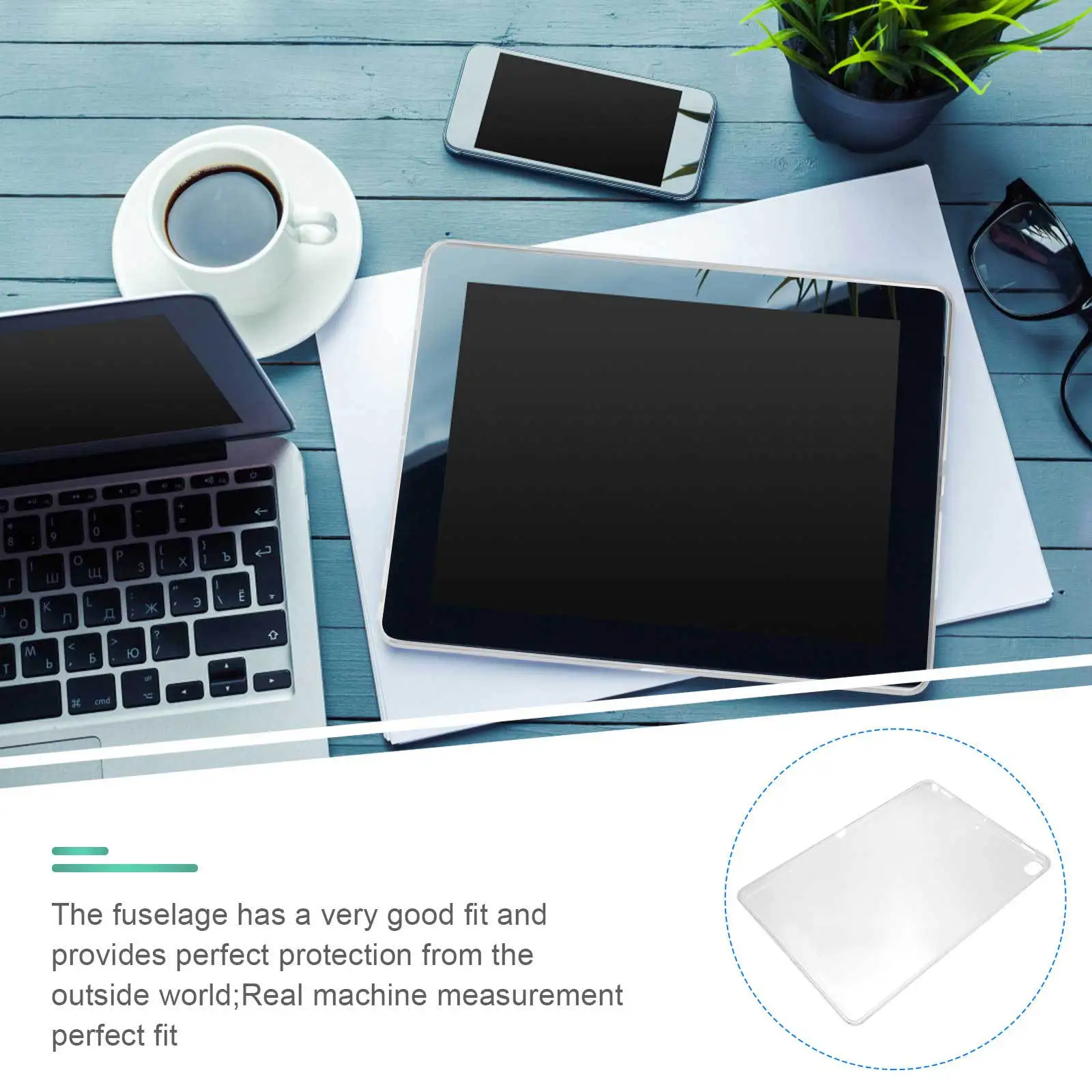 

Transparent Tpu Tablet Protective Case Compatible 10.2 2019 2020 Shockproof Cover Tablet Shell Full Protection