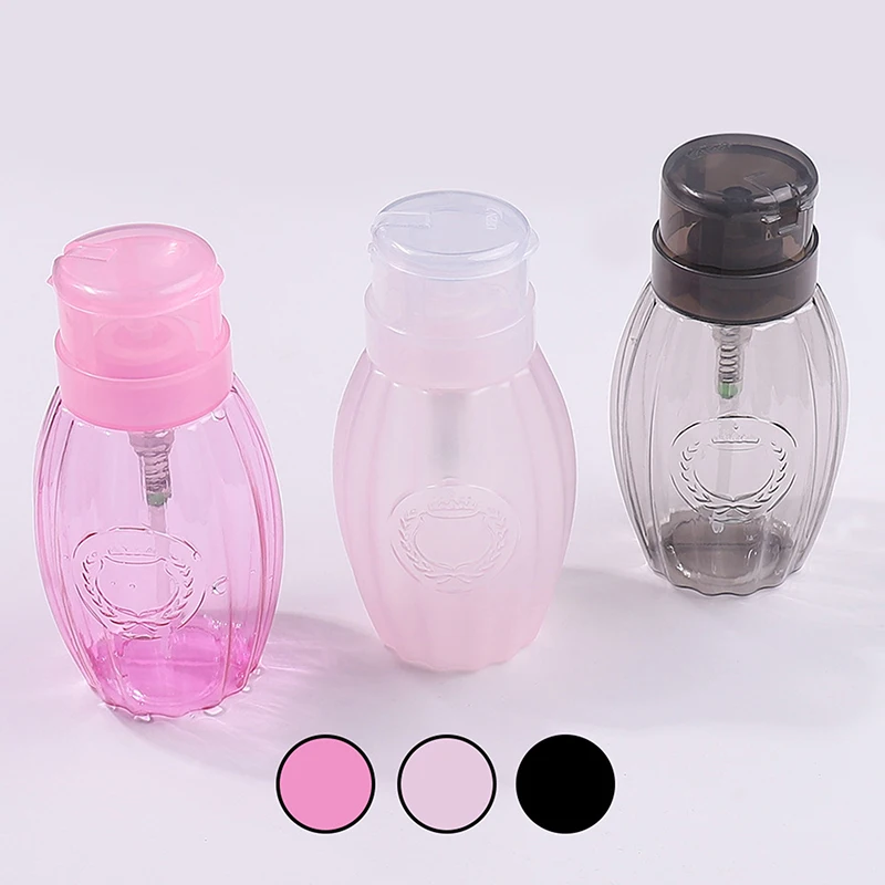 Draagbare pers Hervulbare fles Vloeistofpomp Nail Art Cleaner Aceton Remover Dispenser Lege container Tool Manicure Salon