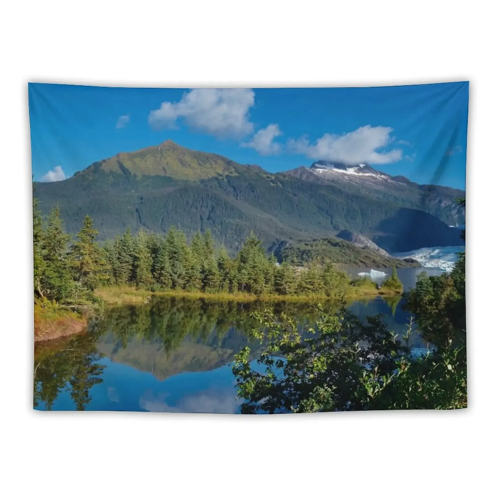 

Alaska - Mendenhall Glacier Tapestry Wall Hangings Decoration Wall Hanging Wall Decor Hanging Tapestry