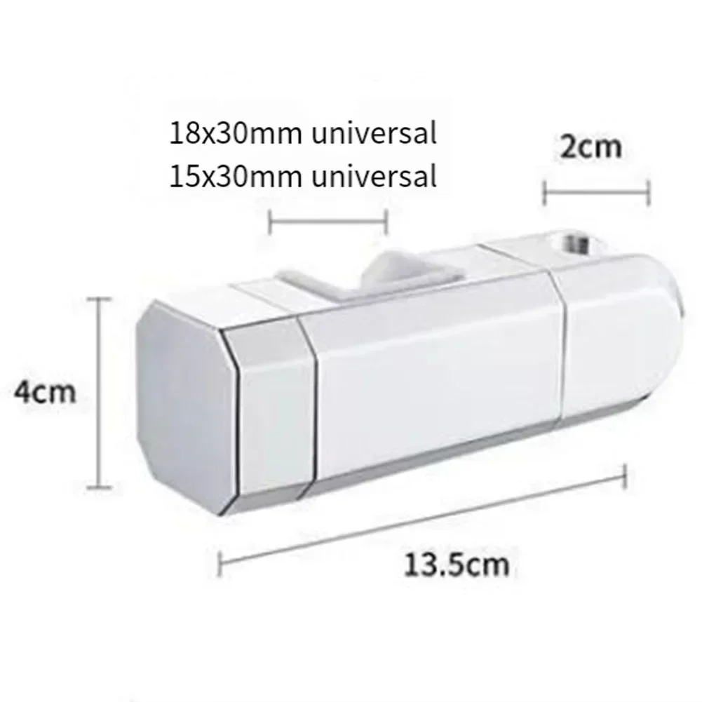 Soporte de ducha ajustable Universal, barra deslizante de cabezal de riel de ducha de 15mm-30mm, soporte de abrazadera de barra de elevación,