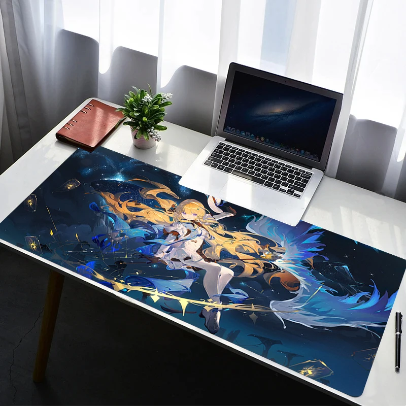 Mouse Pad Wuthering Waves Phoebe Laptop Non Slip Extended Desktop Mouse Mat PC Rubber Keyboard Pad Gaming Accessories Mousepad
