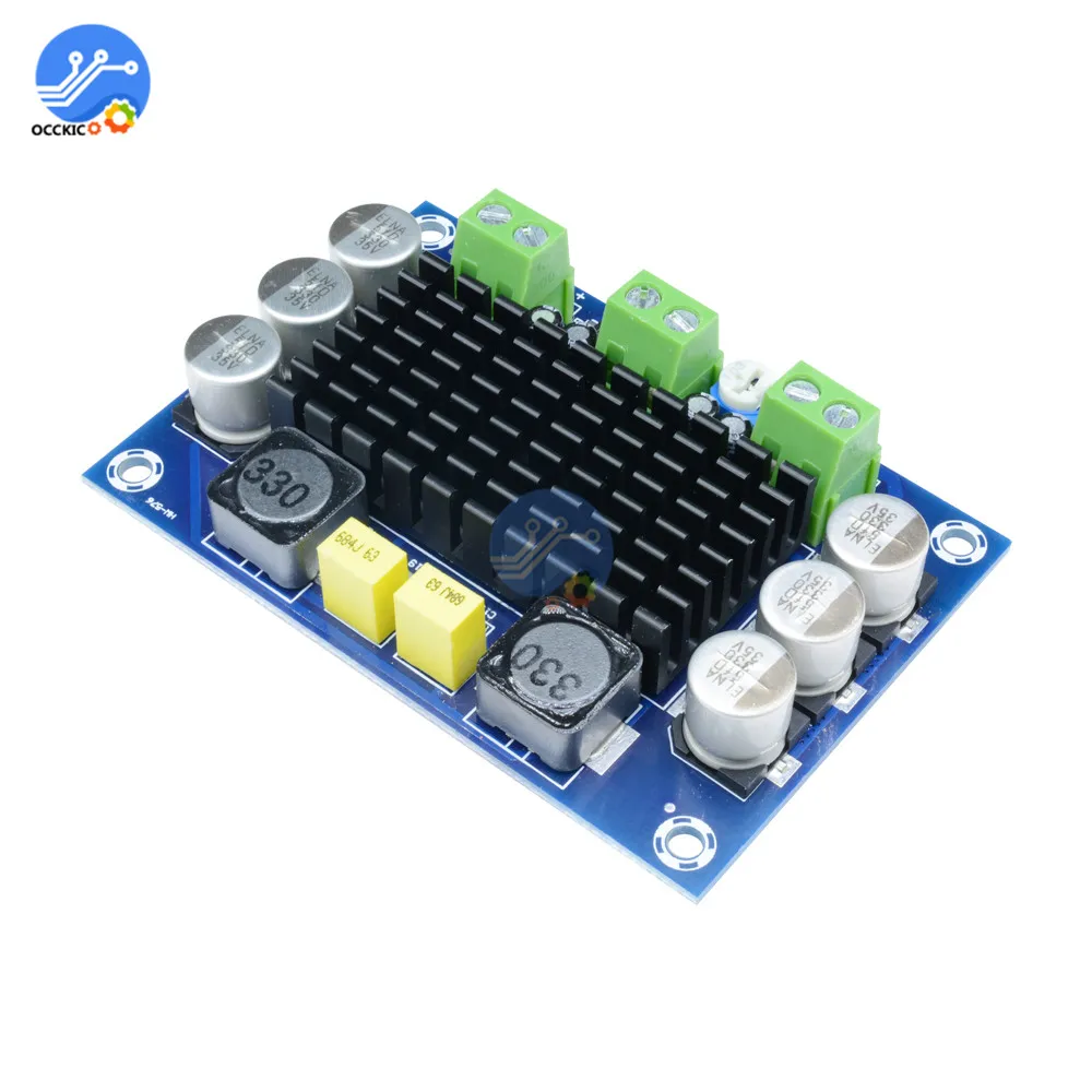 TPA3116D2 Mono Amplifier Board 80W 100W DC 12V-26V High Power Audio Digital AMP Module Sound Speaker Board Volume Control