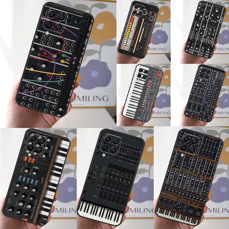 Vintage Synth Synthesizer For Samsung Galaxy M32 M52 M12 M53 M33 M13 M14 M34 M54 M20 M21 M31 M51 M30s M15 M55 Case