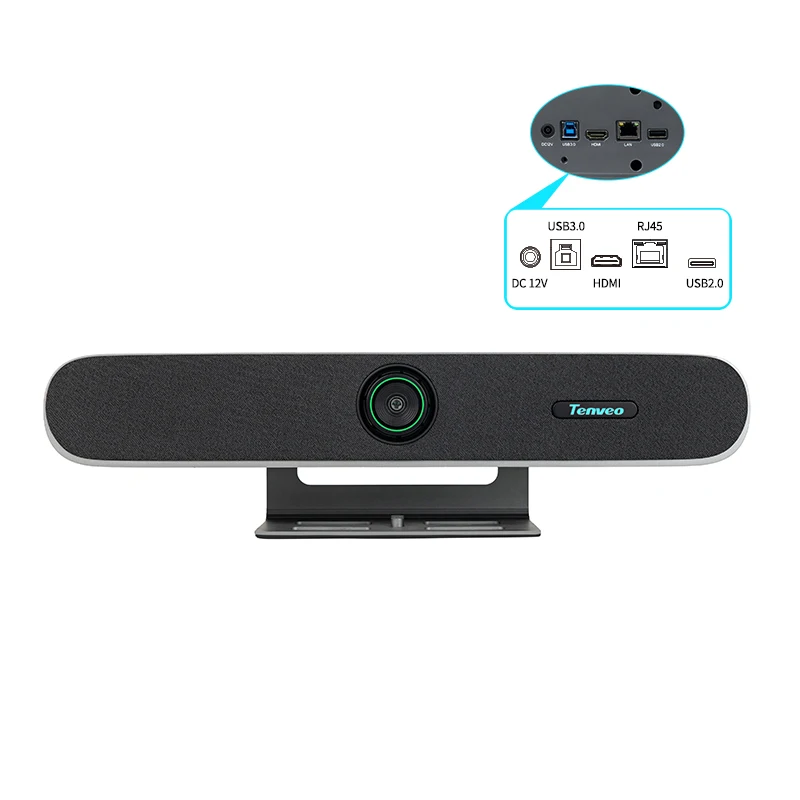 

4K Wireless Auto Tracking & Framing Video Bat With Microphone Anf Speakerphone Built In